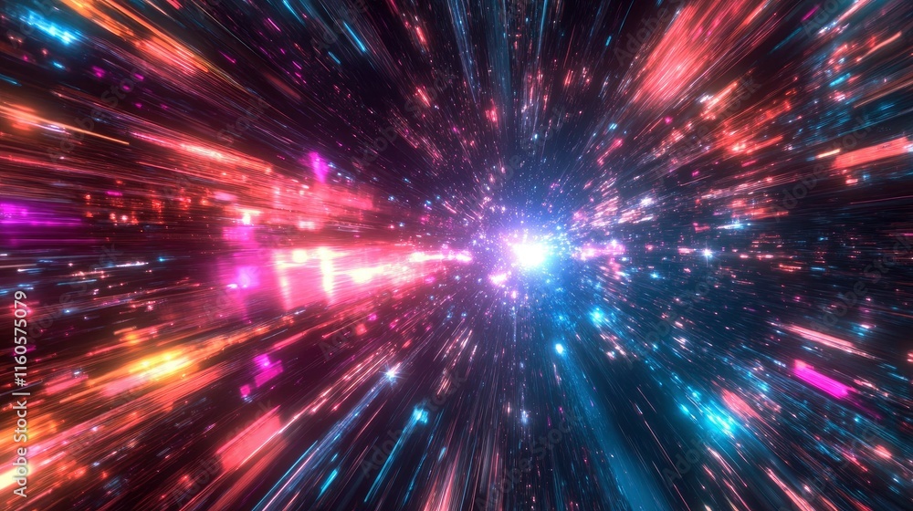 Abstract Motion Speed Light with Night City Background. Abstract Motion Speed Light with Night City Background.