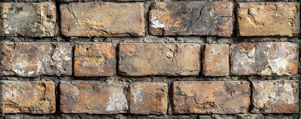 textured brick masonry wall with visible mortar lines and earthy tones textured brick masonry wall with visible mortar lines and earthy tones