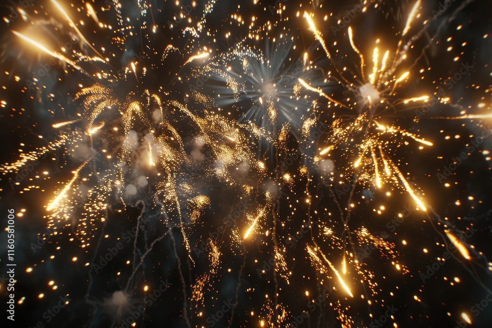 Fototapeta premium fireworks background