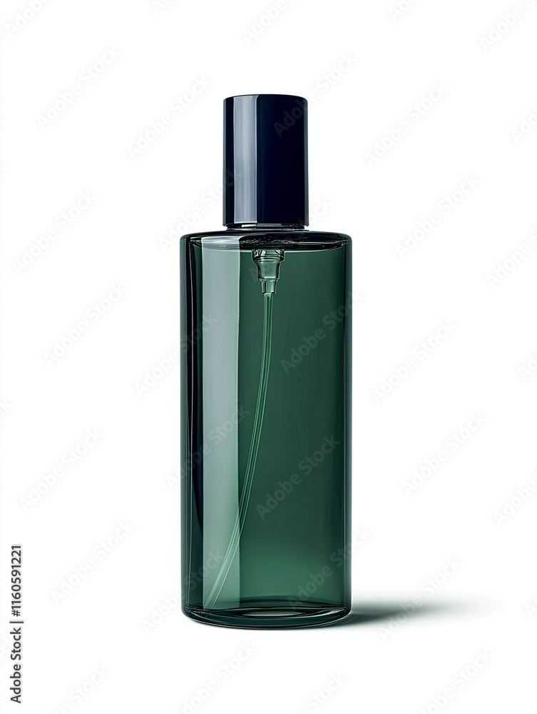 Elegant perfume bottle isolated on white background, for beauty product mockup. Elegant perfume bottle isolated on white background, for beauty product mockup.