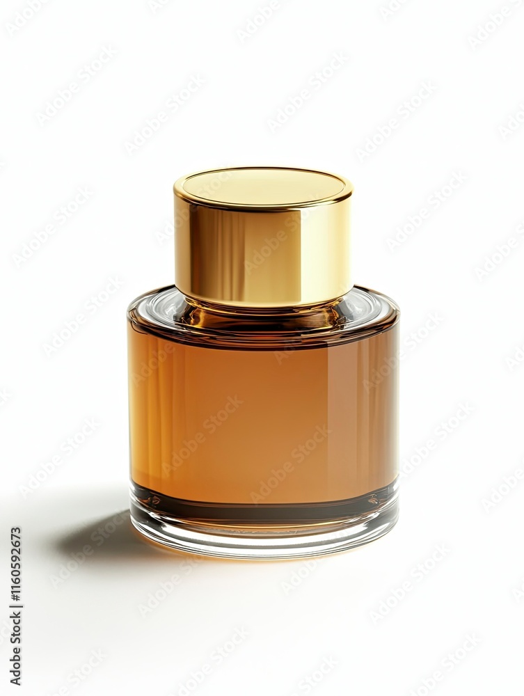 Empty perfume bottle isolated on white background. For cosmetic and perfume product mockup. Empty perfume bottle isolated on white background. For cosmetic and perfume product mockup.