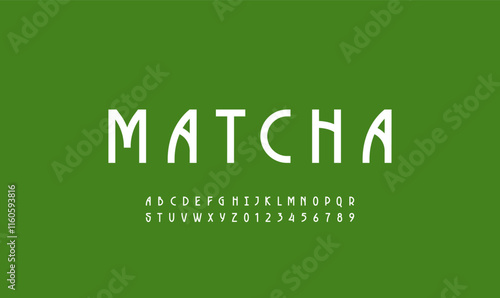 Modern font uppercase alphabet made modern style, trendy letters from A to Z and numbers from 0 to 9, vector illustration 10EPS.