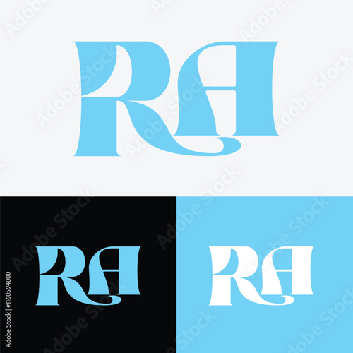 ra Symbol Logo Letter Icon Design