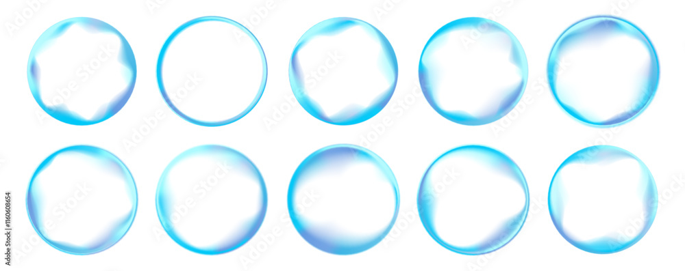 Neon futuristic light blue gradient sign frame on white background PNG. Wavy transparent curved lines in the form of the movement of sound waves in a set of different shapes of whirlpool. Neon futuristic light blue gradient sign frame on white background PNG. Wavy transparent curved lines in the form of the movement of sound waves in a set of different shapes of whirlpool.