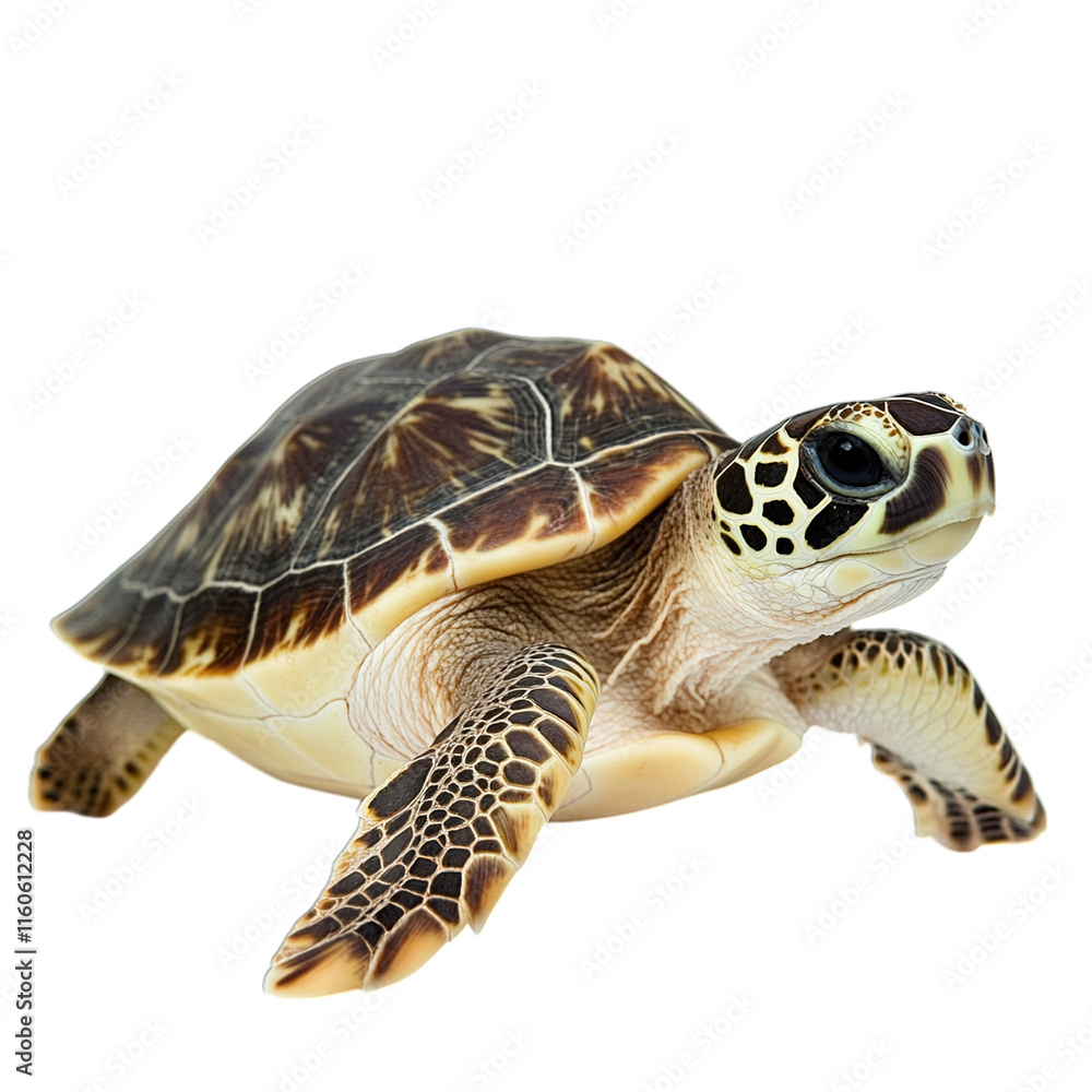 Fototapeta premium turtle on a white background