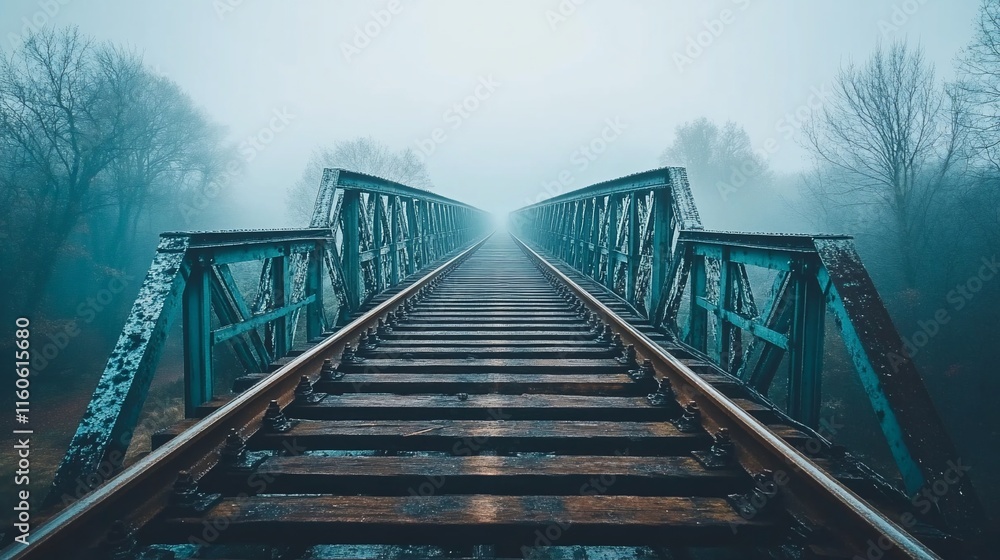 Misty Railroad Bridge.