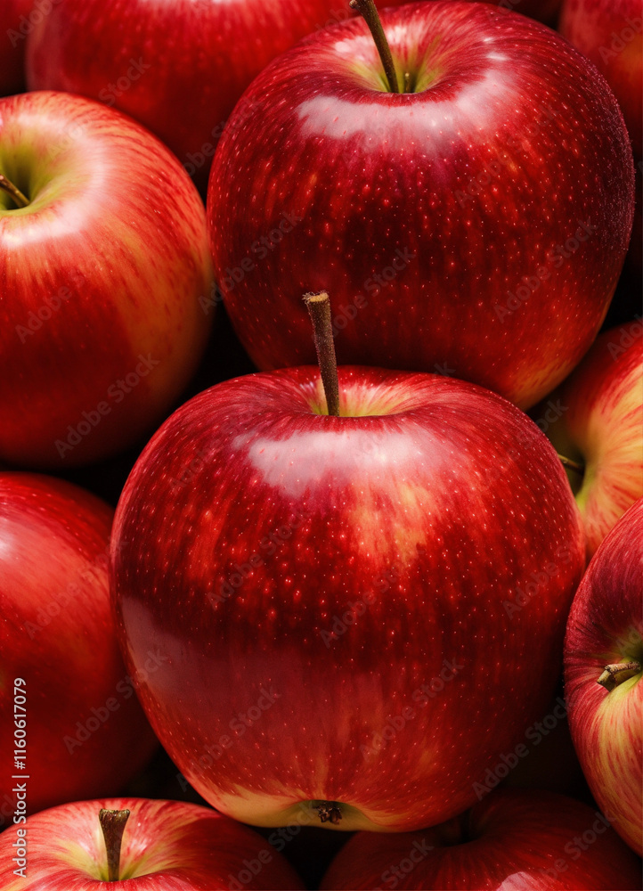 red apples on a white background red apples on a white background