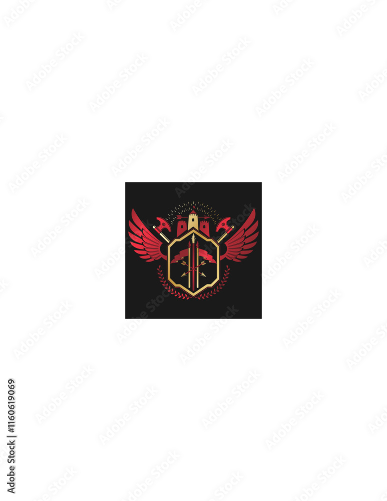 Vector Shield with Ornamental Design - Elegant and Decorative Heraldic Emblem for Graphic Use Vector Shield with Ornamental Design - Elegant and Decorative Heraldic Emblem for Graphic Use