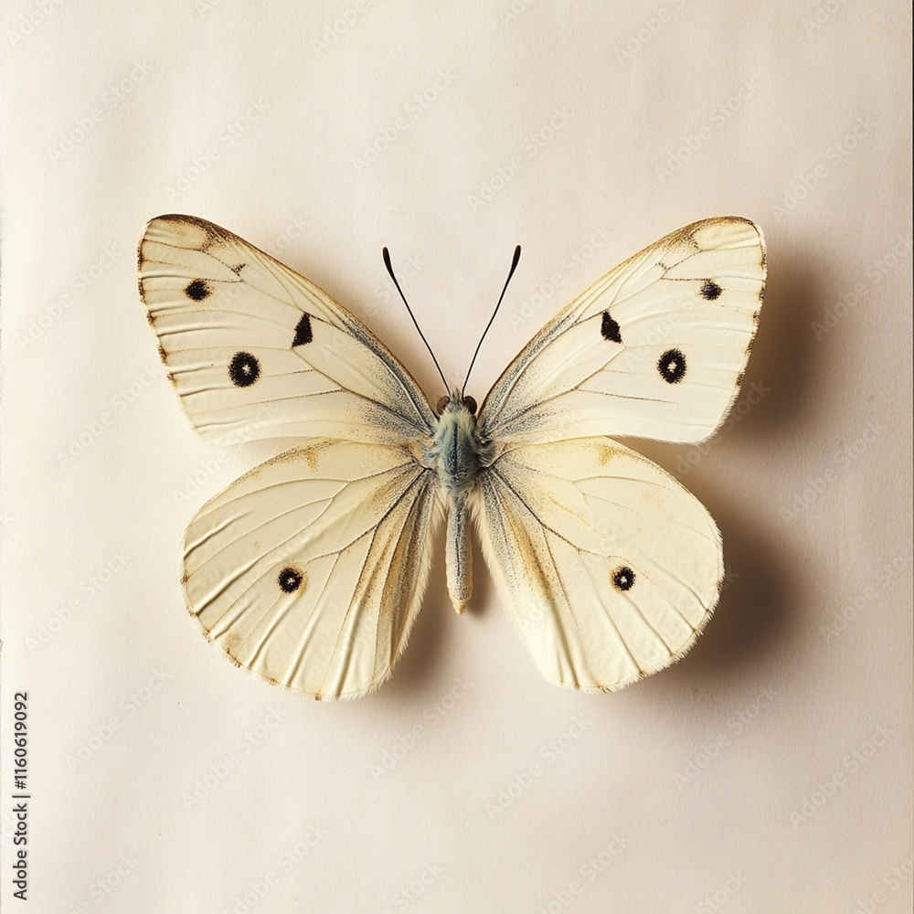 Fototapeta premium Close-up of a pieris rapae