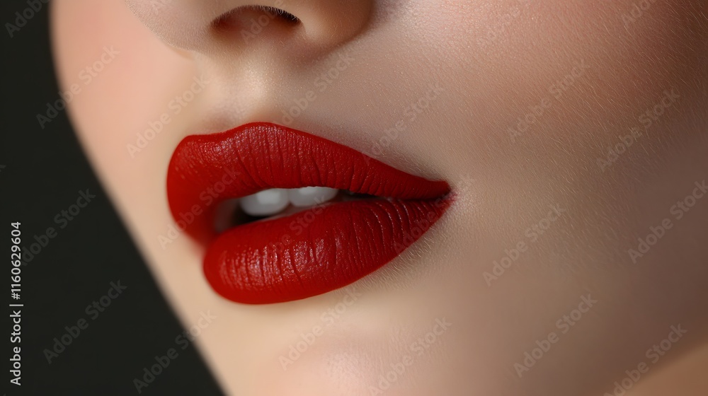 Classic red lips Classic red lips