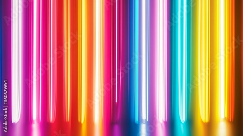 Abstract trendy neon colored psychedelic fluorescent striped textured neon background