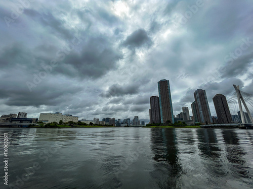 Photography Tokyo overcast city walk