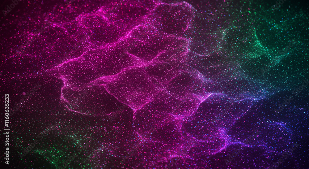 Fototapeta premium Abstract background that is colorful sparkling and shiny