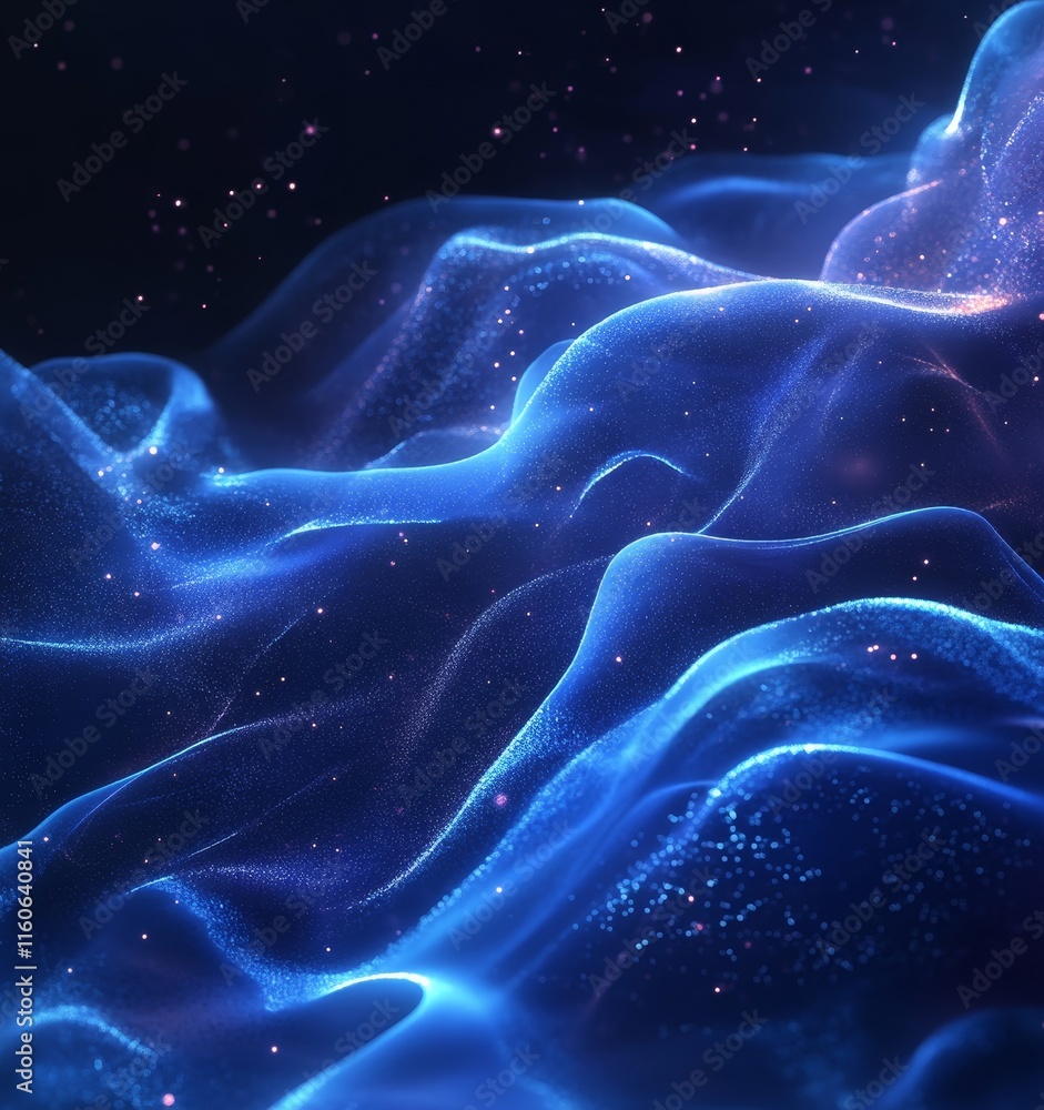 Futuristic Technology Wave Background, Generative AI Futuristic Technology Wave Background, Generative AI