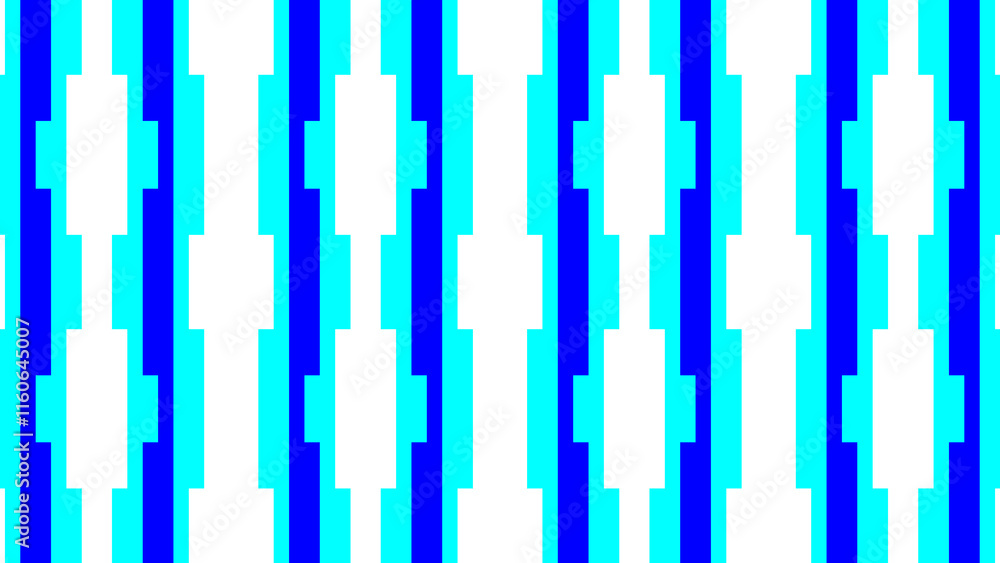 Abstract Blue And White Geometric Pattern With Vertical Stripes Abstract Blue And White Geometric Pattern With Vertical Stripes
