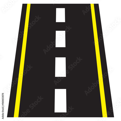 Road icon. Road sign. Road vector. Highway icon.