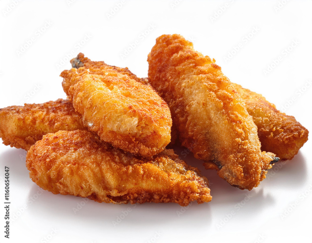 fish fry in the white background studio shot fish fry in the white background studio shot