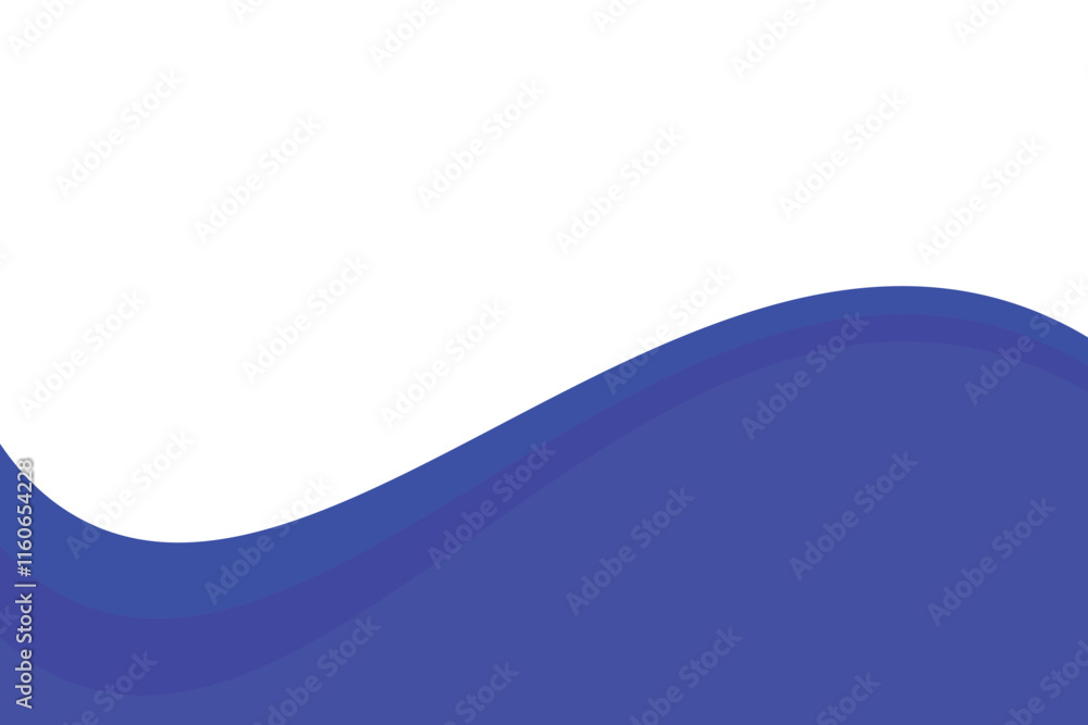 Fototapeta premium blue wave background