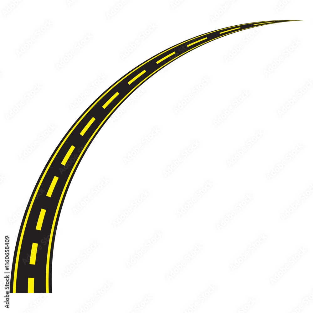Naklejka premium Vector road sign