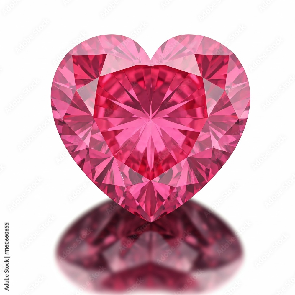 Fototapeta premium heart shaped diamond