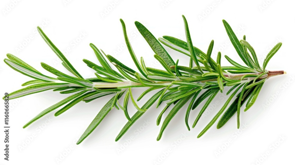 Fresh rosemary sprig, isolated on white background. Fresh rosemary sprig, isolated on white background.