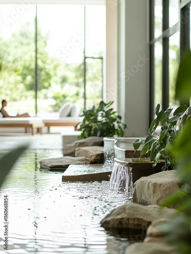 weel being and calm minded people relaxing