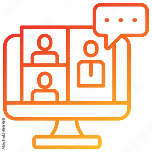 Online Meeting Icon