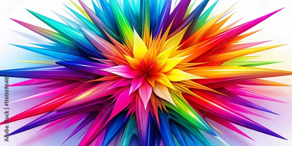 Obraz premium Dynamic Colorful Abstract Design