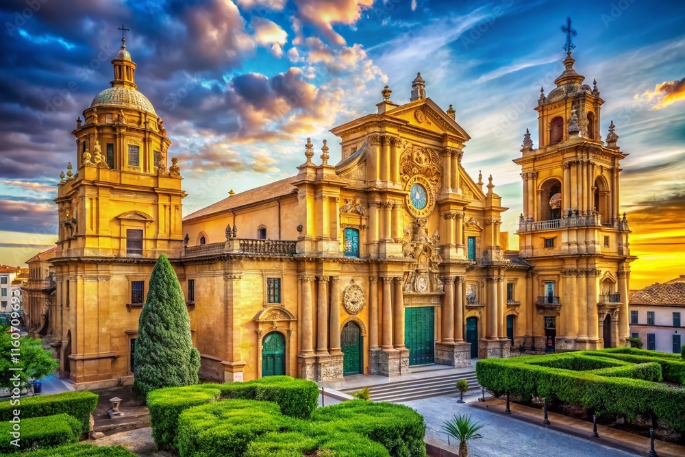 Fototapeta premium Guadix Cathedral Granada Spain Architectural Masterpiece