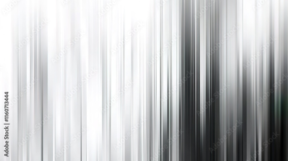 Obraz premium Abstract white vertical lines on a grey and silver background