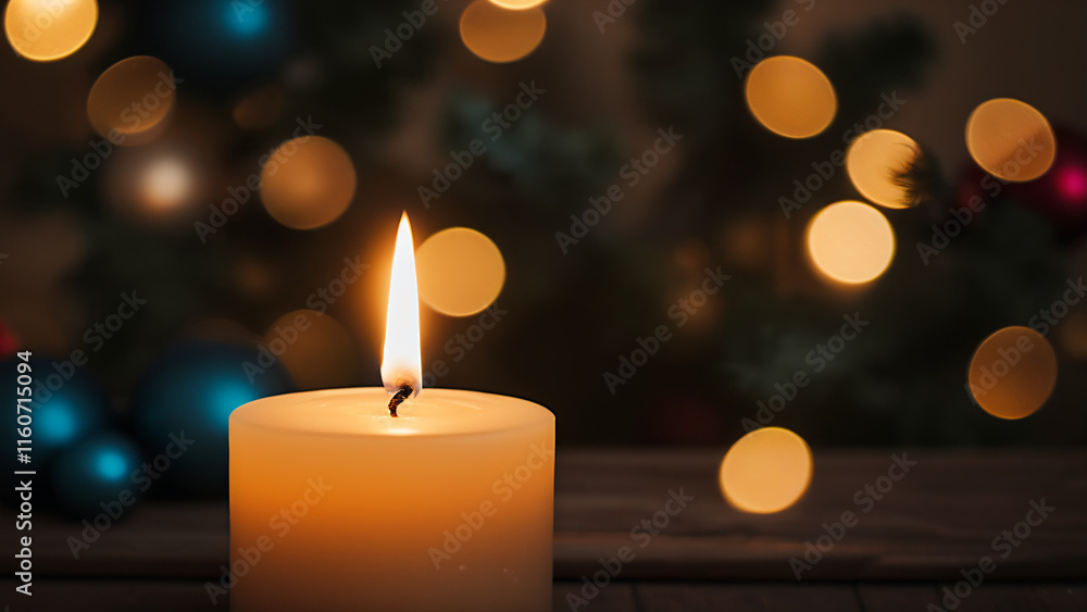 candle on the table candle on the table
