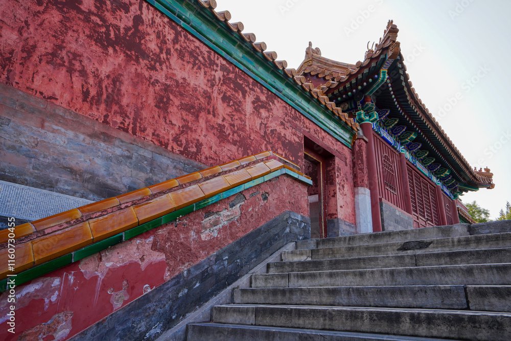 Tibetan architecture in the Four Great Regions of Summer Palace in Beijing.