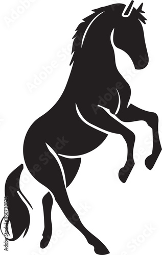  Horse silhouette vector EPS