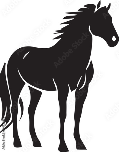  Horse silhouette vector EPS
