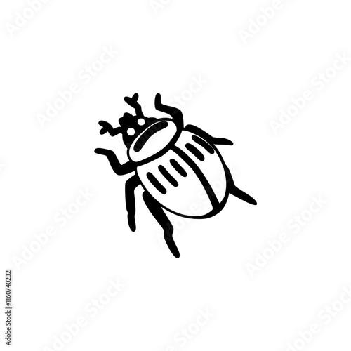 Beetle Silhouette
