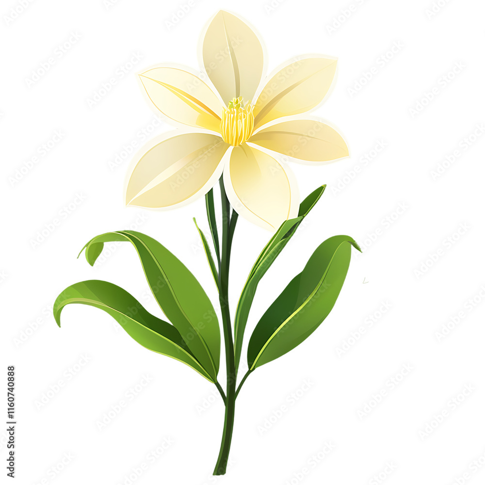 Fototapeta premium frangipani flower isolated on white
