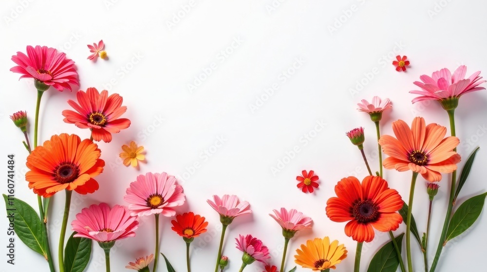Vibrant Spring Flowers Arranged in a Festive and Cheerful Composition for a Joyful and Uplifting Floral Design Vibrant Spring Flowers Arranged in a Festive and Cheerful Composition for a Joyful and Uplifting Floral Design
