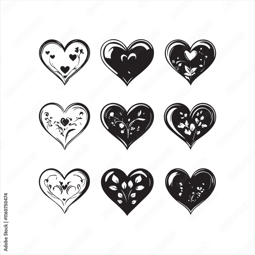 tree with heart shape Love icon tree with heart shape Love icon