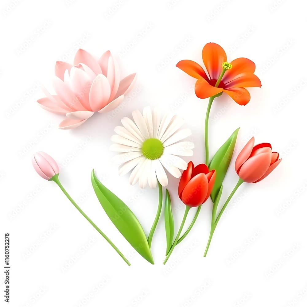 Fototapeta premium bouquet of flowers