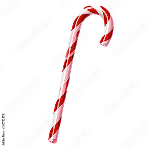 candy canes isolated on white