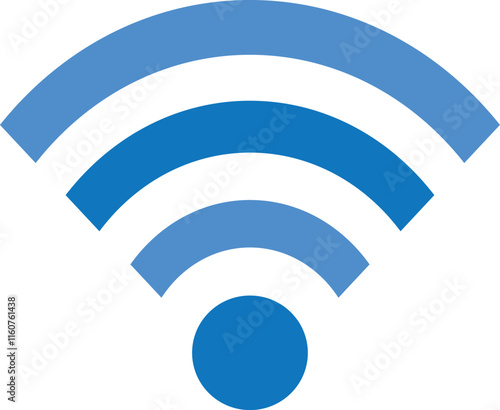 WIFI symbol element eps file white background
