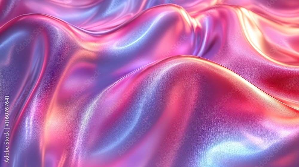 custom made wallpaper toronto digitalAn abstract background features a chrome and iridescent wavy gradient. This psychedelic art design can be used for creative fabric or decoration