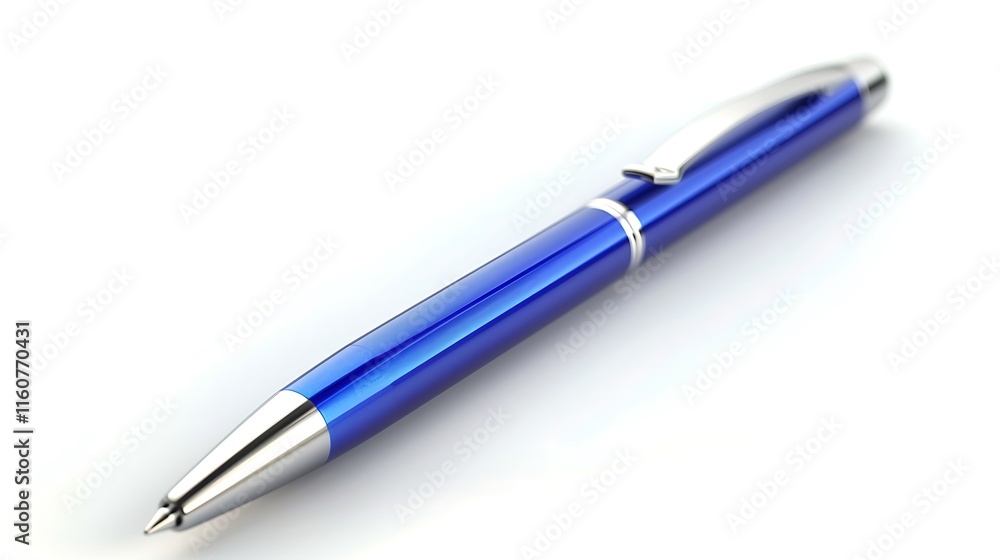 A sleek digital pen with a smooth finish, isolated on white. A sleek digital pen with a smooth finish, isolated on white.