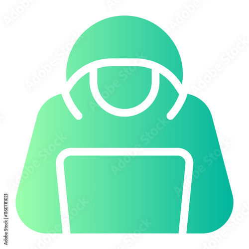 hacker gradient icon