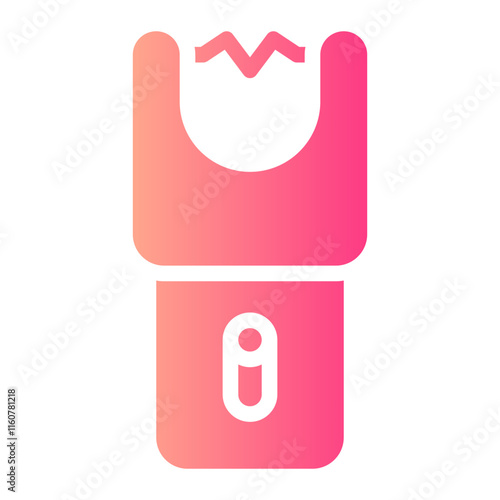 stun gun gradient icon