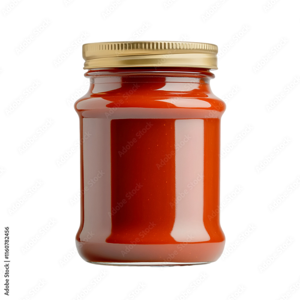 Empty Tomato Sauce Jar Mockup, White Background, Isolated, Product Packaging, Design Template Empty Tomato Sauce Jar Mockup, White Background, Isolated, Product Packaging, Design Template