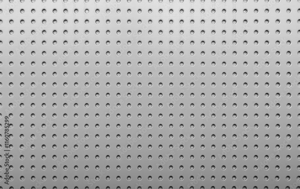 Plastic plate with circles as an abstract background.