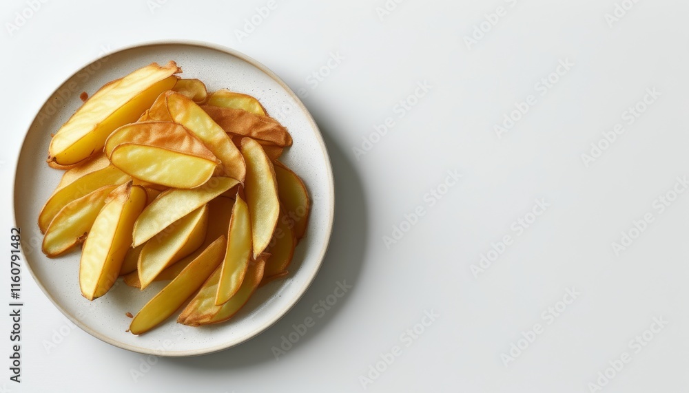 Layered Potato Dish with Golden Brown Crisp on Elegant Plate Layered Potato Dish with Golden Brown Crisp on Elegant Plate