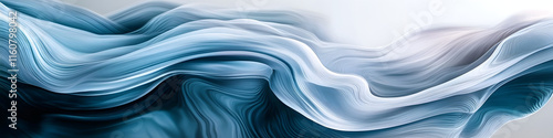 create a LinkedIn cover image with abstract, flowing lines in soft blue and grey tones, representing connection and fluidity. Clean and minimalistic design