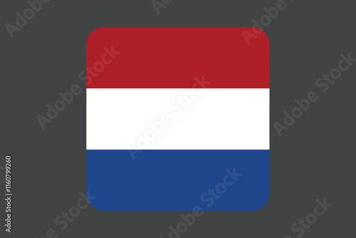 Free Download Netherlands flag sign, Netherlands flag vector graphic, Netherlands country flag is a symbol of freedom, National Netherlands flag, vector illustration
 - GFXLoad